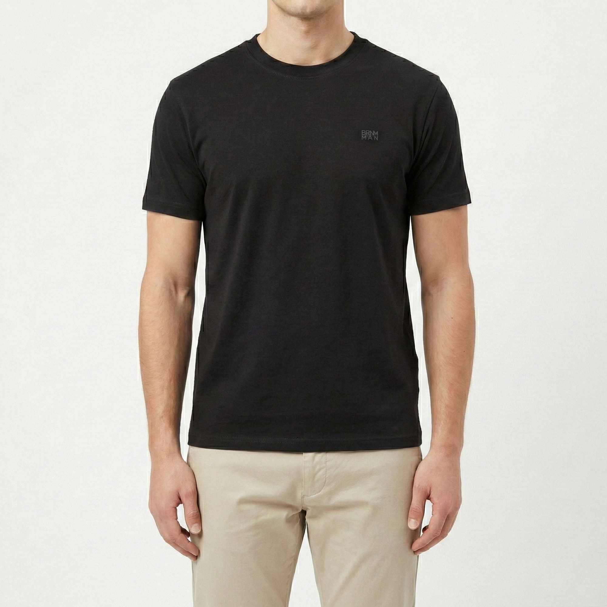 T-shirt jersey bio washed con logo