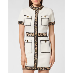 PHILIPP PLEIN Knit Dress LEOPARD