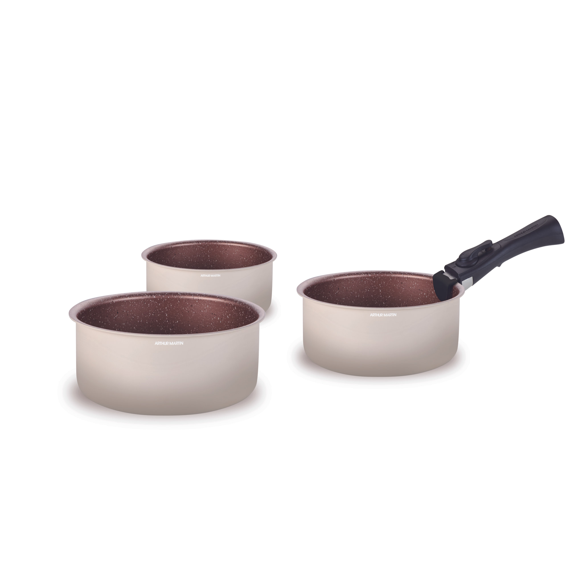 Set 4 pièces crème