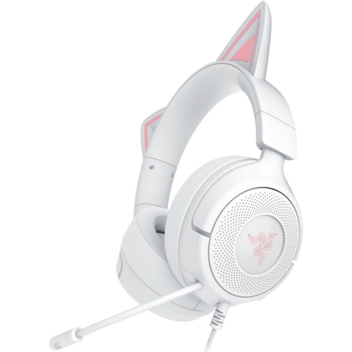 Casque gamer RAZER KRAKEN KITTY V3 X BLANC