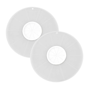 Set de 2 couvercles anti éclaboussures 30/30 cm Zenker