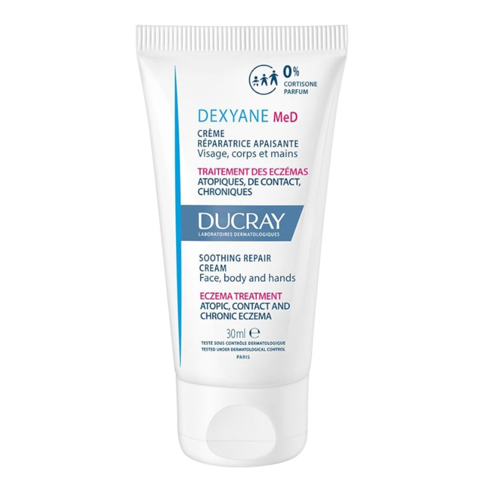 Dexyane MeD - Crème Réparatrice Apaisante - Traitement des Eczémas 30 ml