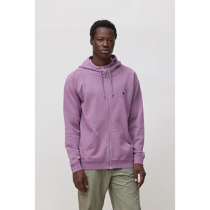 SUDADERA CON CAPUCHA FULL ZIP ICONIC LIGHT PURPLE