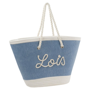 Bolso De Playa Lois Sechelt Azul Vaquero