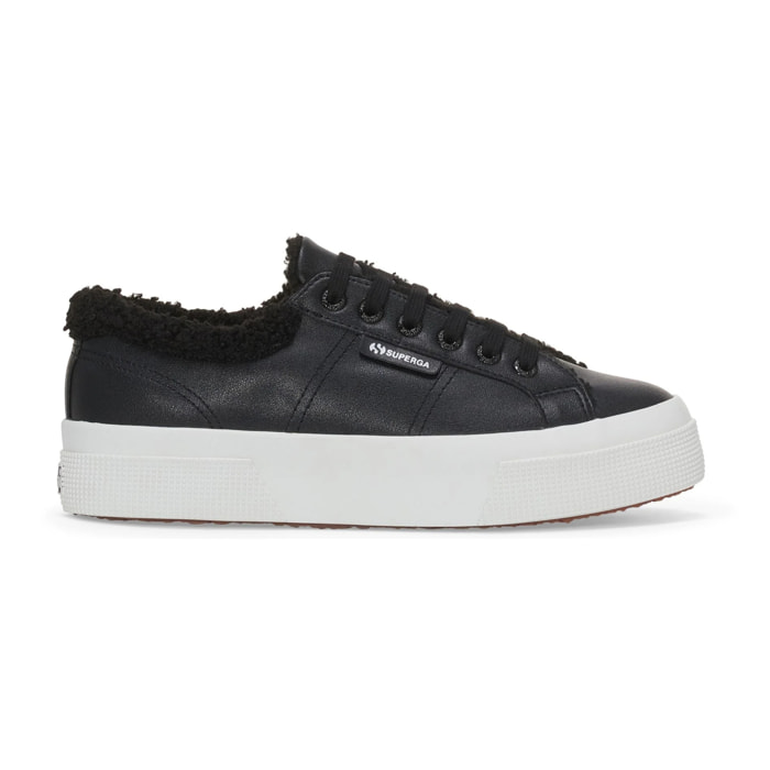 Superga - Zapatos de mujer Mujer Negro - 2740 PLATFORM VEGAN MATERIAL