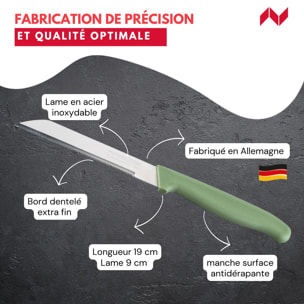 Couteau à légumes 19 cm Nirosta Elemental