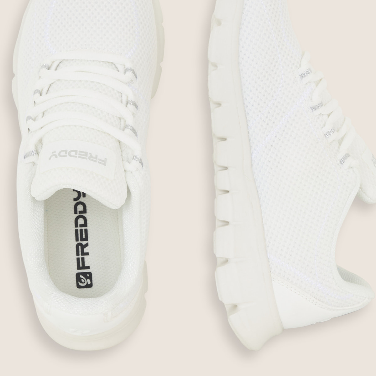 Sneakers Freddy in tessuto con soletta memory foam