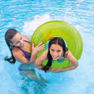 Intex Salvagente Trasparente Colorato, Colori Assortiti, 76 cm