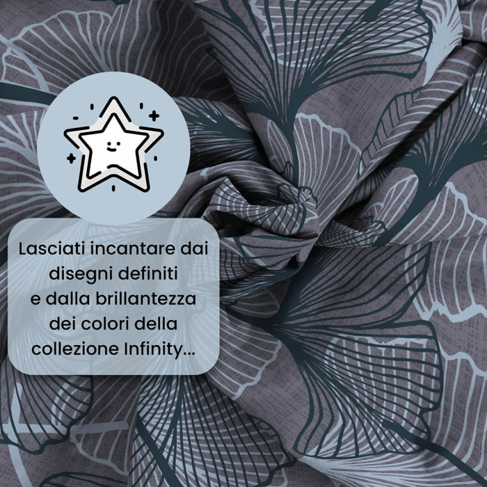 PARURE COPRIPIUMINO INFINITY - 100% Microfibra