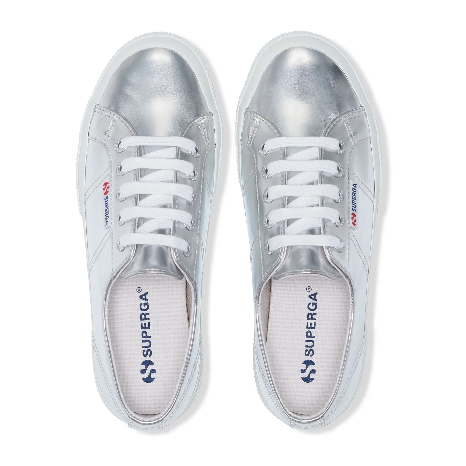 Le Superga Donna Grigio 2750 MIRROR SYNTHETIC MATERIAL