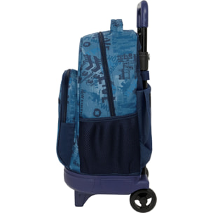 Mochila gde. c/ruedas compact ext.simple safta "new edition"