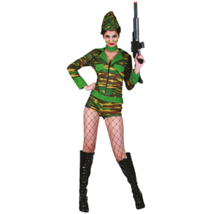 Soldatessa Costume Carnevale Donna
