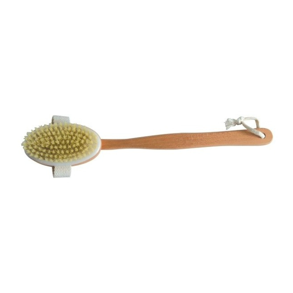 Brosse de bain en bois avec manche détachable MSV