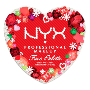 NYX Professional Makeup Bling The Halls Palette 2-en-1 Blush & Highlighter