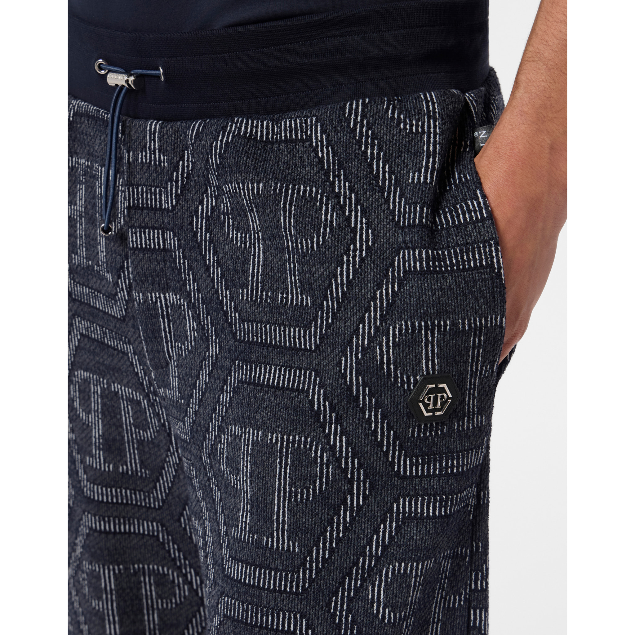 PHILIPP PLEIN Jacquard Shorts Monogram