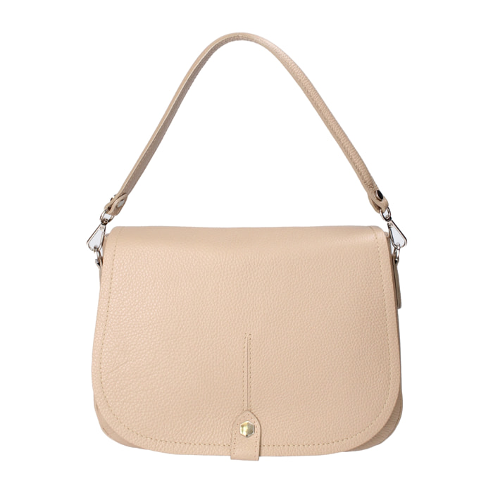 Borsa a spalla Sabina da donna In Vera pelle Made in Italy 29x20x11 cm