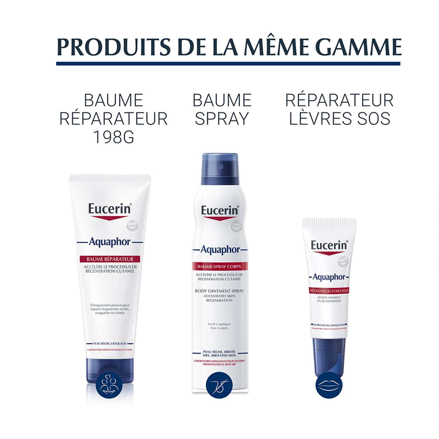 Aquaphor - Baume Réparateur & Apaisant - Peaux Sèches à Très Sèches 40 g