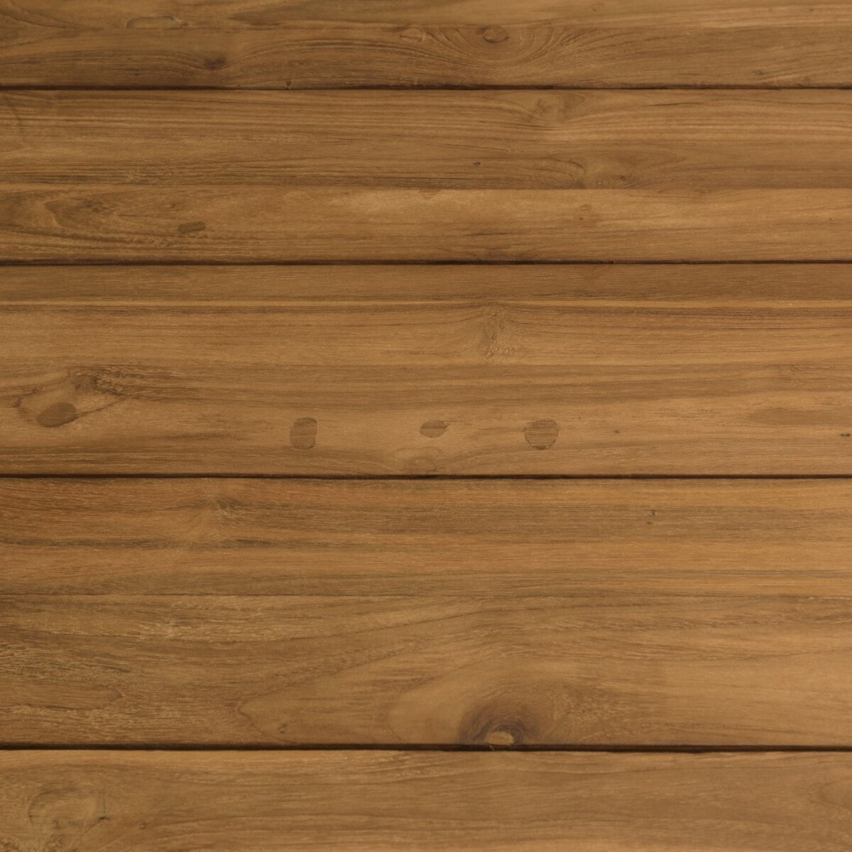 COLINE - Bar de jardin 160x80cm en bois de teck recyclé couleur naturelle (2 COLIS)