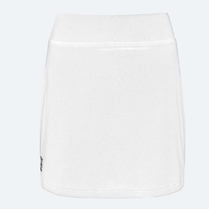 Falda MUNICH Winner de poliéster-elastano blanco