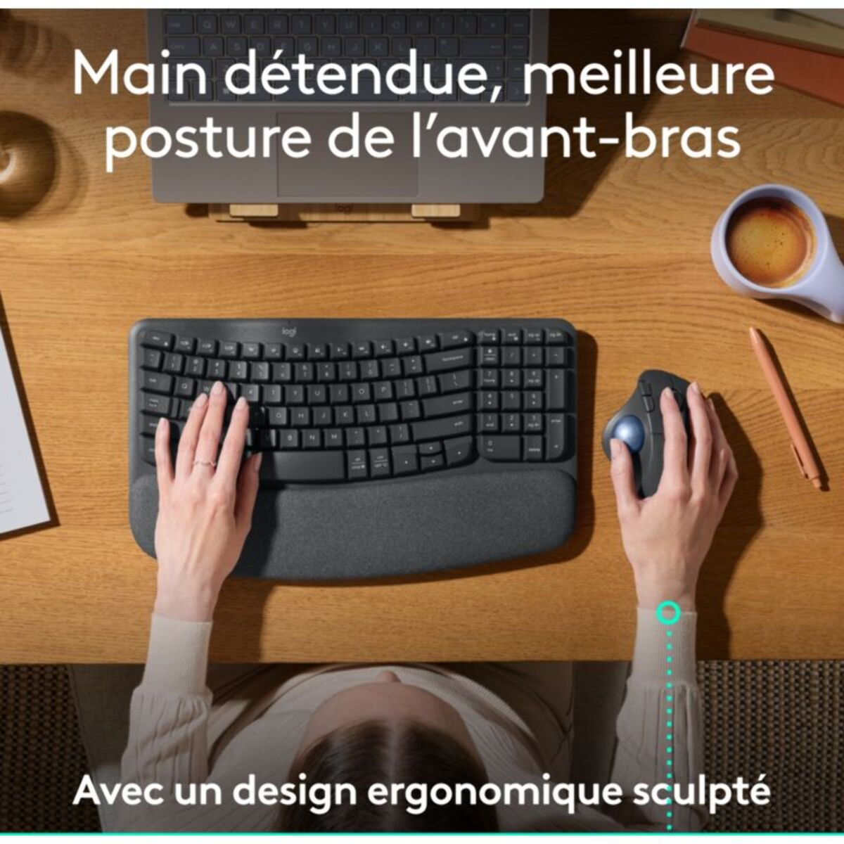 Souris sans fil LOGITECH Ergo M575S Graphite