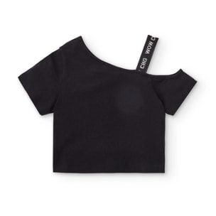 Camiseta de niña negro