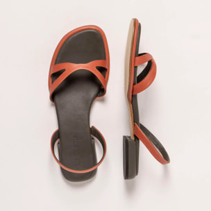 Sandalias S3156 CRISTAL TEJA/ VALVIN color Teja