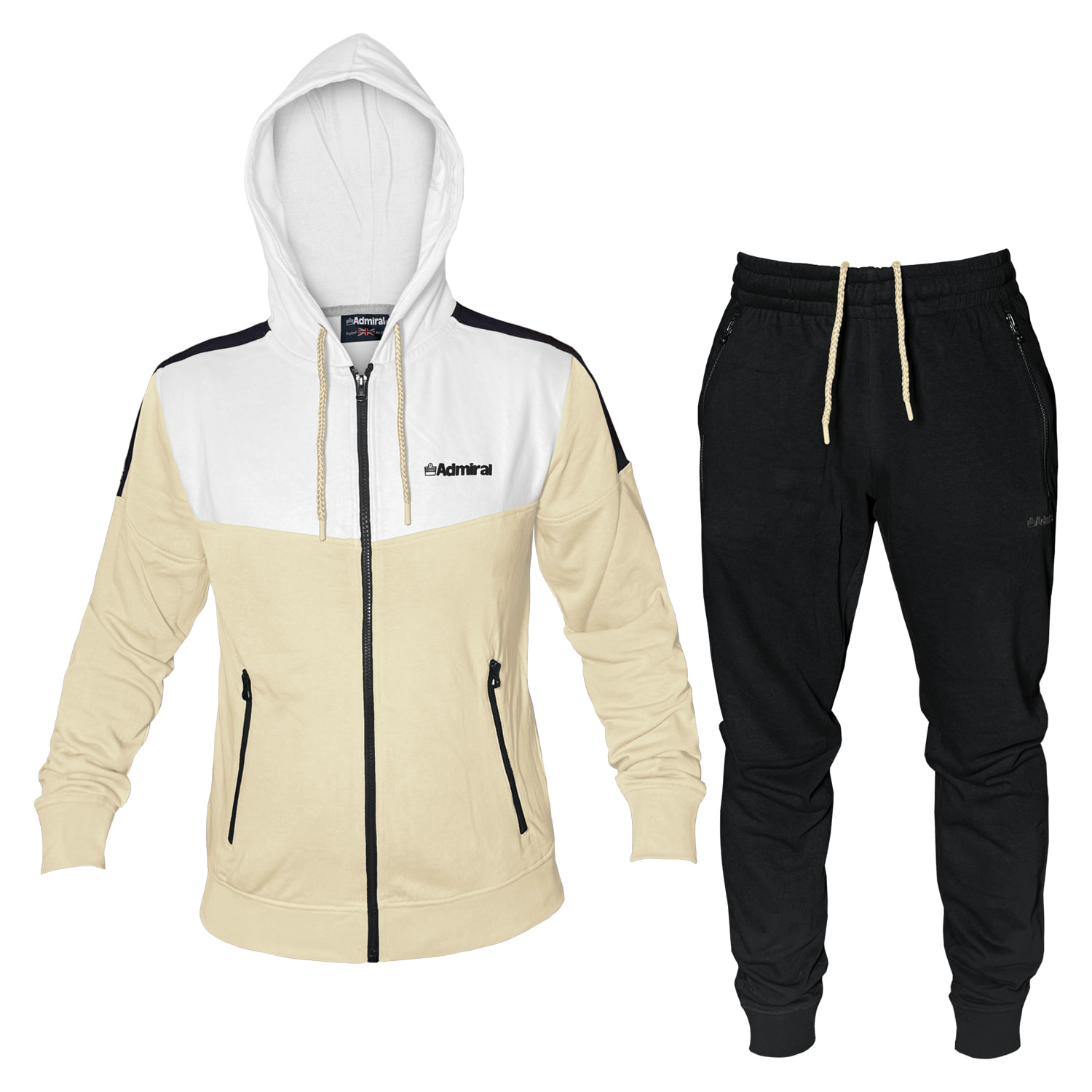 Tuta Uomo ADMIRAL Cotone Leggero Primavera Cappuccio