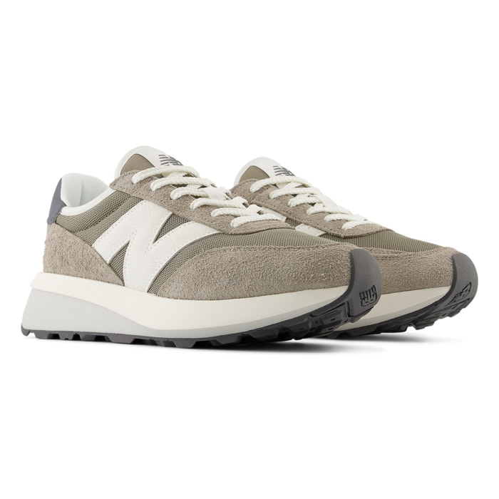 Sneakers 370 - cuir suédé - gris