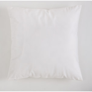 Housse de coussin NEIGE BLANC PLATA