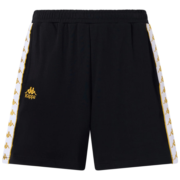 Kappa - Pantaloni Corti Uomo Nero - 222 Banda Oviedo