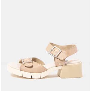 Sandalias con tacón 2061 ROMA CREAM / VARSOVIA color Cream