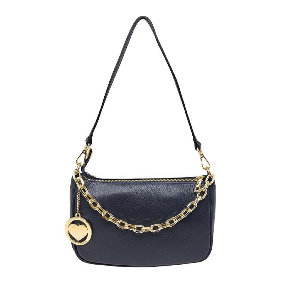 Chicca Borse Pochette Clutch Blu Scuro