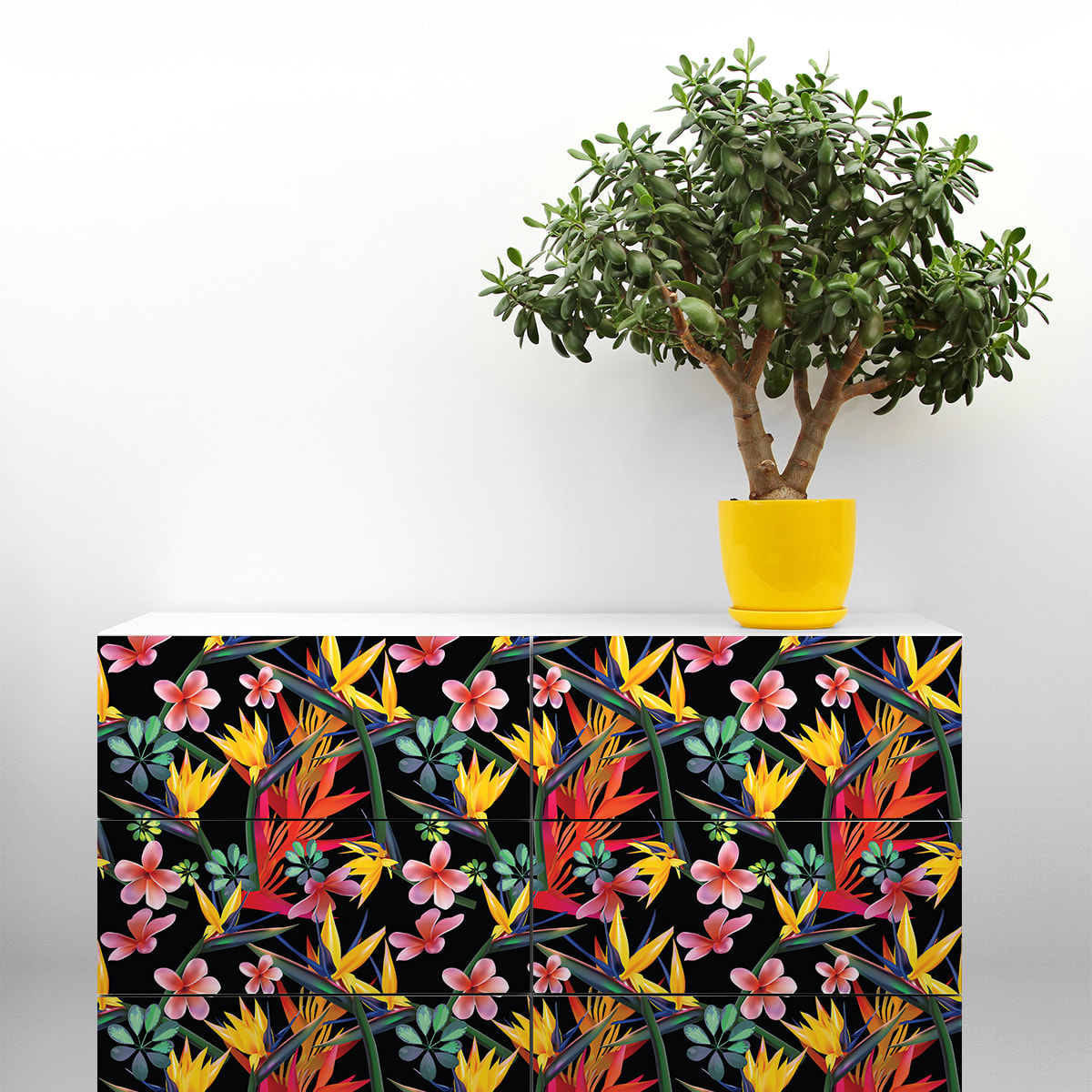 Sticker meuble tropical manizalo 60 x 90 cm