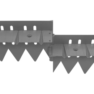 Bordurettes pour parterre stop herbe - lot de 10