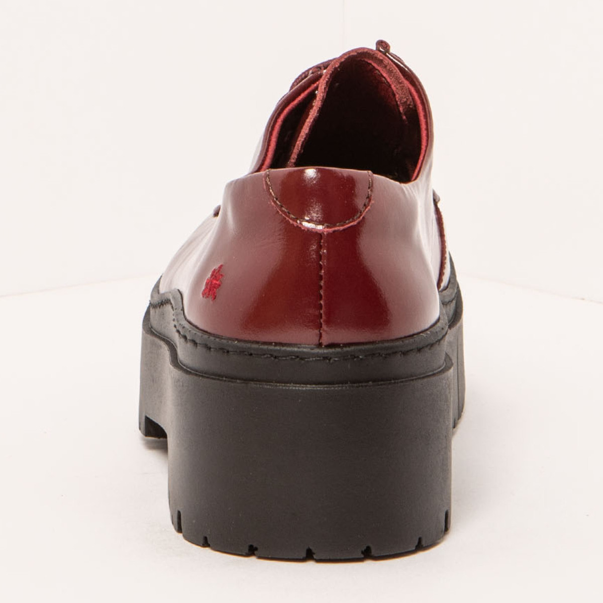 Zapatos 1764 NAPPA SHINNY BURDEOS / LEEDS color Burdeos