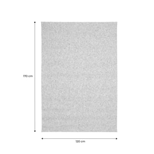 Tapis intérieur bouclette caramel effet chiné 120x170cm