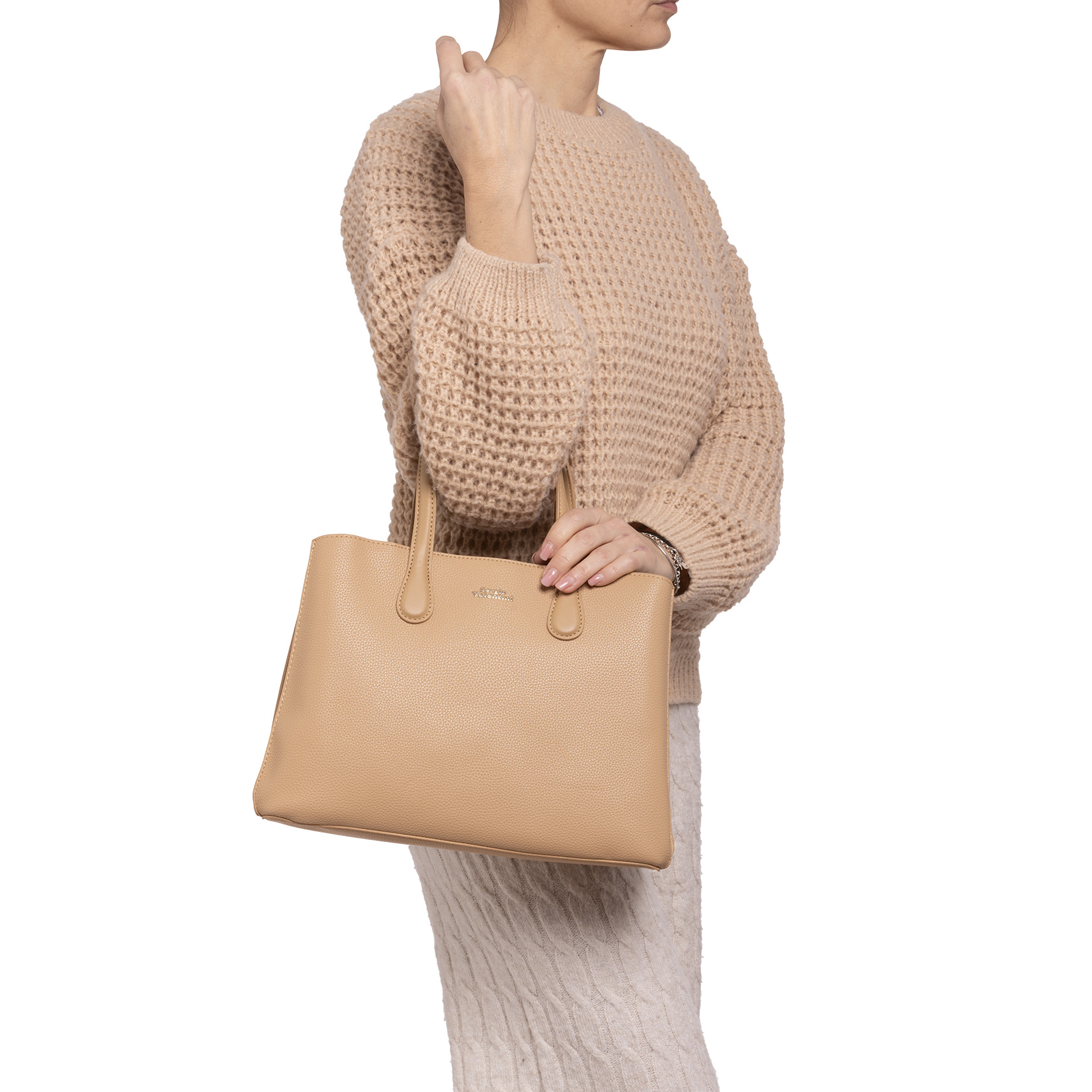 Borsa a mano  da donna ecopelle Prodotto Vegano 23x34x13 cm