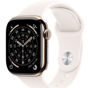 Montre connectée APPLE WATCH 42mm Tit Or / Rose Serie 11 S/M Cellular