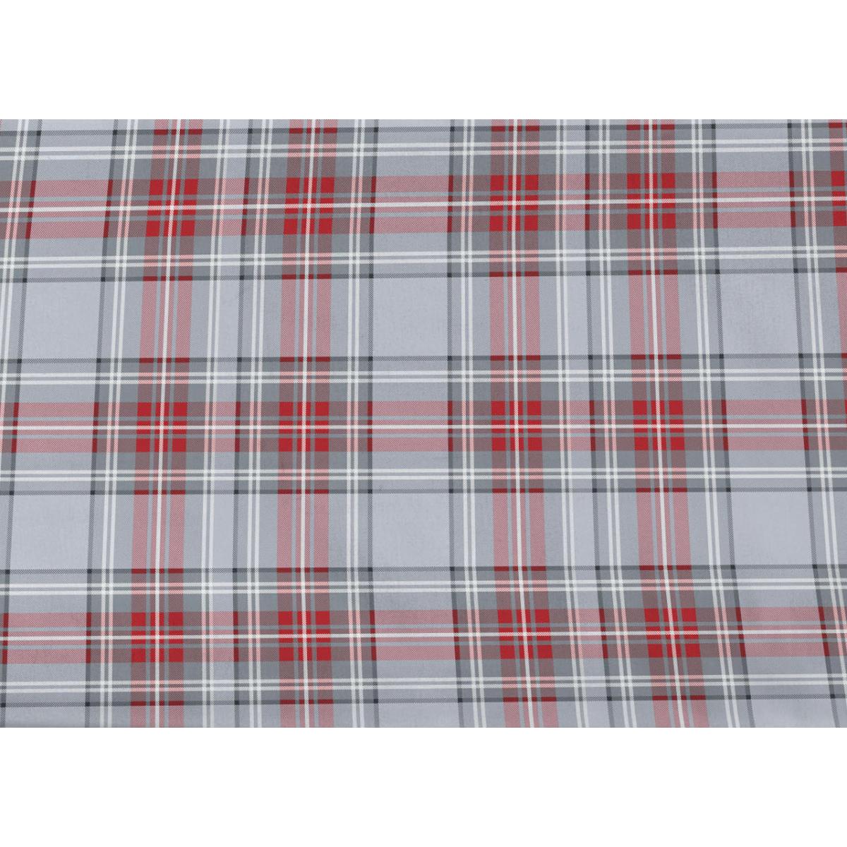 Telo Arredo Multiuso In 100% Cotone Kilt Grigio