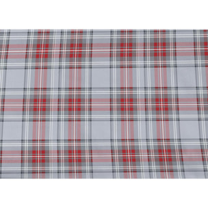 Telo Arredo Multiuso In 100% Cotone Kilt Grigio