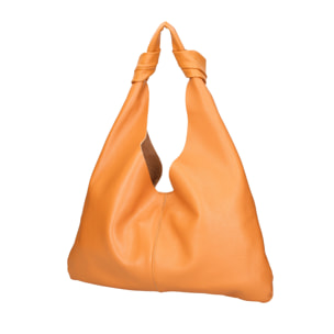 Borsa a spalla da donna In Vera pelle Made in Italy 40x42x2 cm