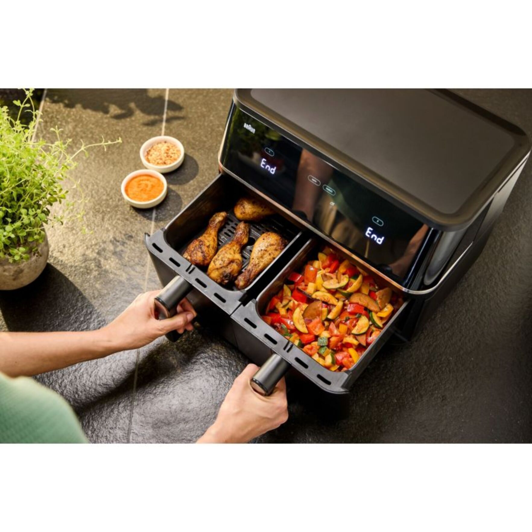 Friteuse sans huile BRAUN TwinCook 5 TD5030IBK