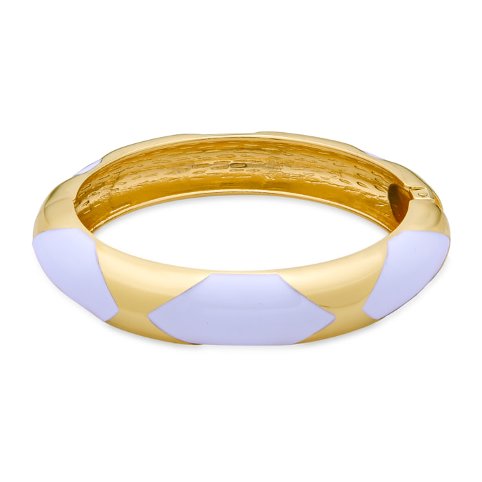 Pulsera acabada en oro amarillo de 18k