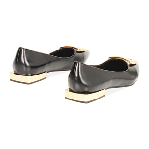 Ballerine lucide nere