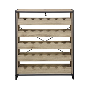 Etagères range bouteilles. Loft. 5 tiroirs. 5 étagères L 75 CM x l 40 CM x H 90 CM