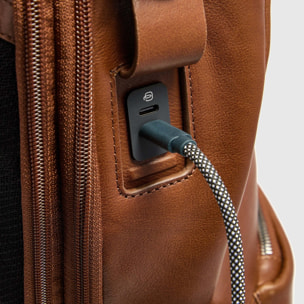 Piquadro Zaino da bici con tasca per ricarca wireless