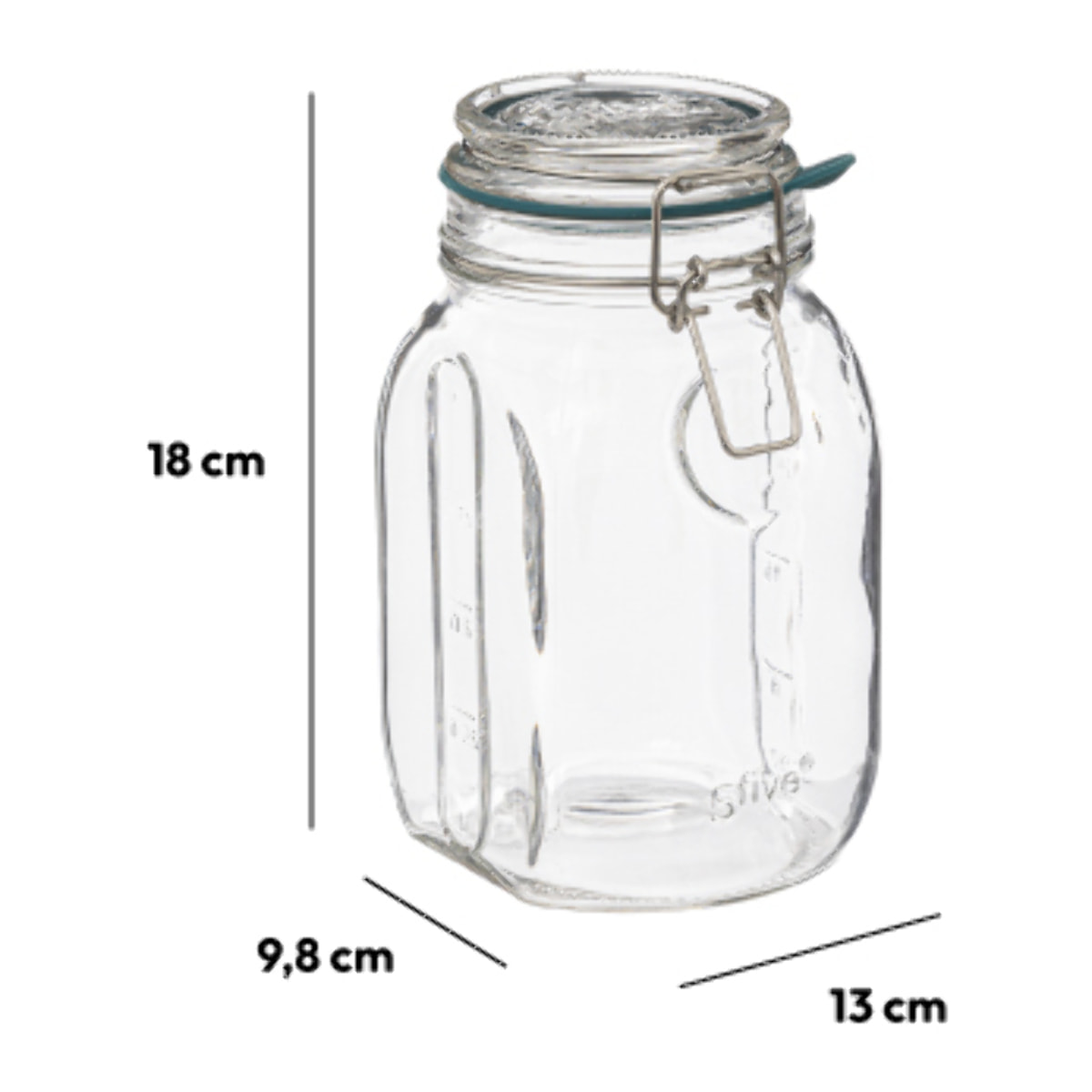 Bocal verre 1L "Jarro"