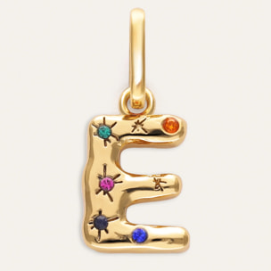 Charm Personalizado Inicial Organic Colors Baño Oro