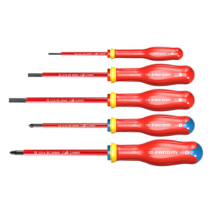 Jeu de 5 tournevis PROTWIST isolés 1000V