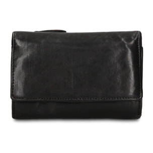 Portafoglio uomo in vera pelle - Modello Boreal - Casual - 14.0 x 9.0 x 4.5 cm